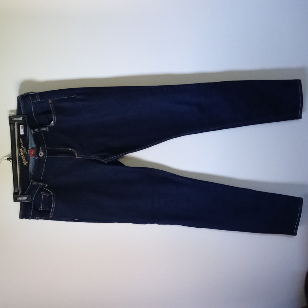 Woman's Arizona jeans super skinny size 13 long dark blue color